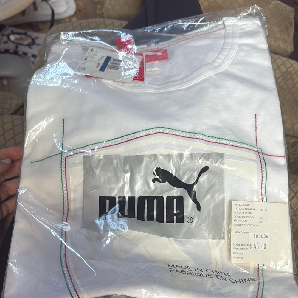 Ferrari x Puma Men's White T-Shirt
